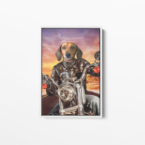 The Biker - Custom Pet Canvas