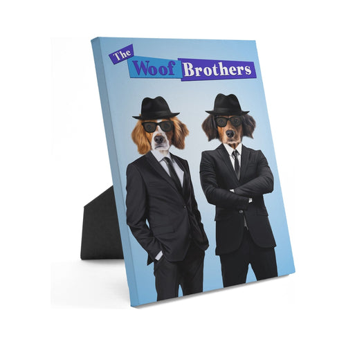 Crown and Paw - Standing Canvas The Blues Brothers - Custom Standing Canvas