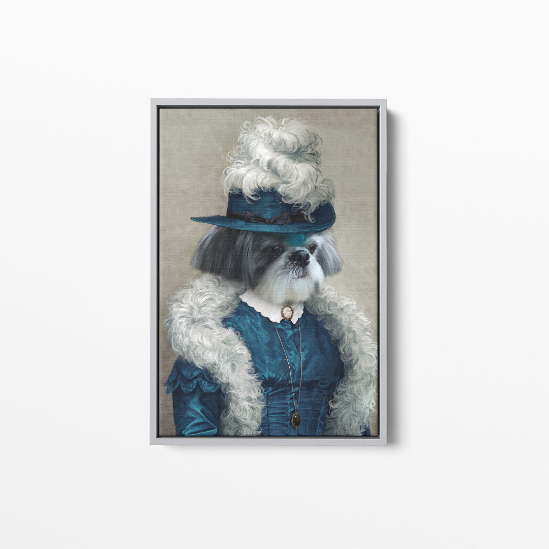 The Boa Lady - Custom Pet Canvas
