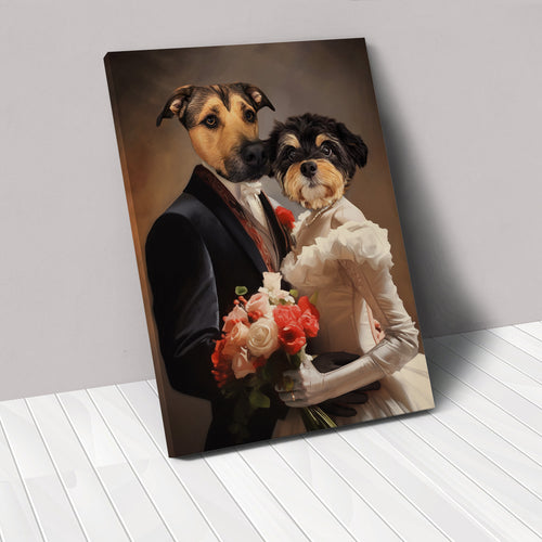 The Bride and Groom - Custom Pet Canvas