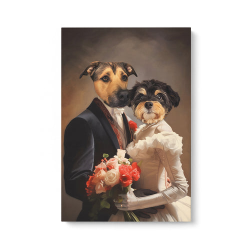The Bride and Groom - Custom Pet Canvas