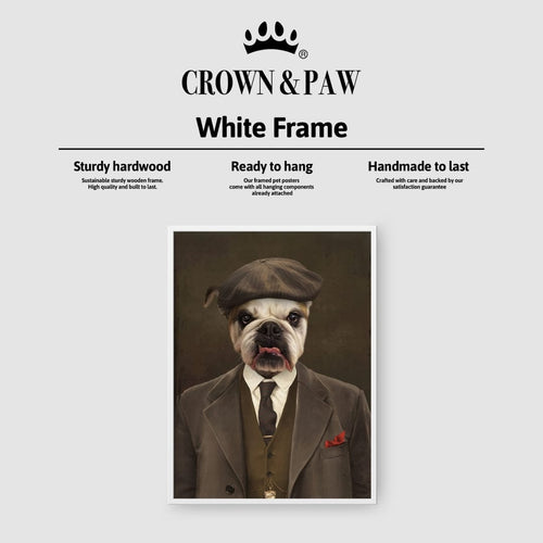 Crown and Paw - Poster The British Gangster - Custom Pet Poster