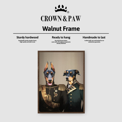 Crown and Paw - Poster The Brothers in Arms - Custom Pet Poster