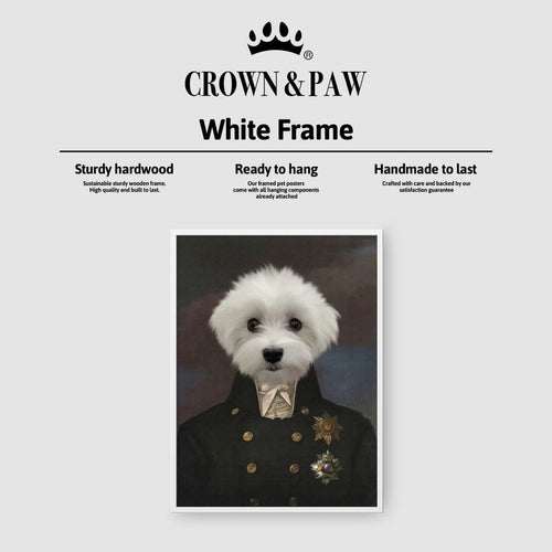 Crown and Paw - Poster The Captain - Custom Pet Poster