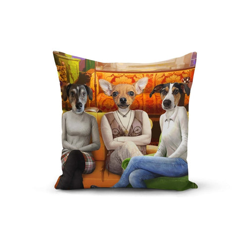 Crown and Paw - Throw Pillow Coffee House Girls - Custom Throw Pillow