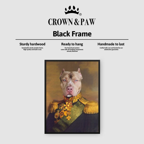 Crown and Paw - Poster The Colonel - Custom Pet Poster