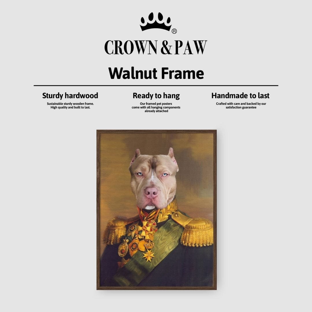 Crown and Paw - Poster The Colonel - Custom Pet Poster
