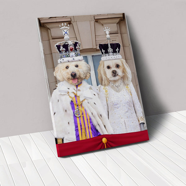 The Coronation Couple - Custom Pet Canvas