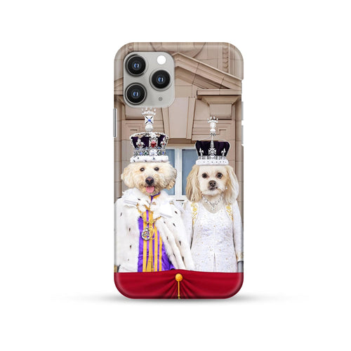 Crown and Paw - Phone Case The Coronation Couple - Custom Pet Phone Case