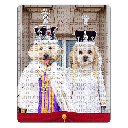 Crown and Paw - Puzzle The Coronation Couple - Custom Puzzle 11" x 14"