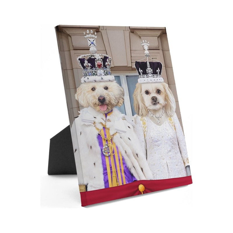 The Coronation Couple - Custom Standing Canvas