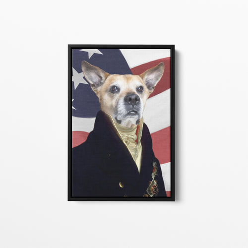 The Count - USA Flag Edition - Custom Pet Canvas