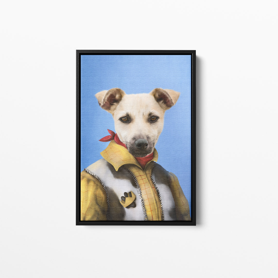 The Cowboy - Custom Pet Canvas