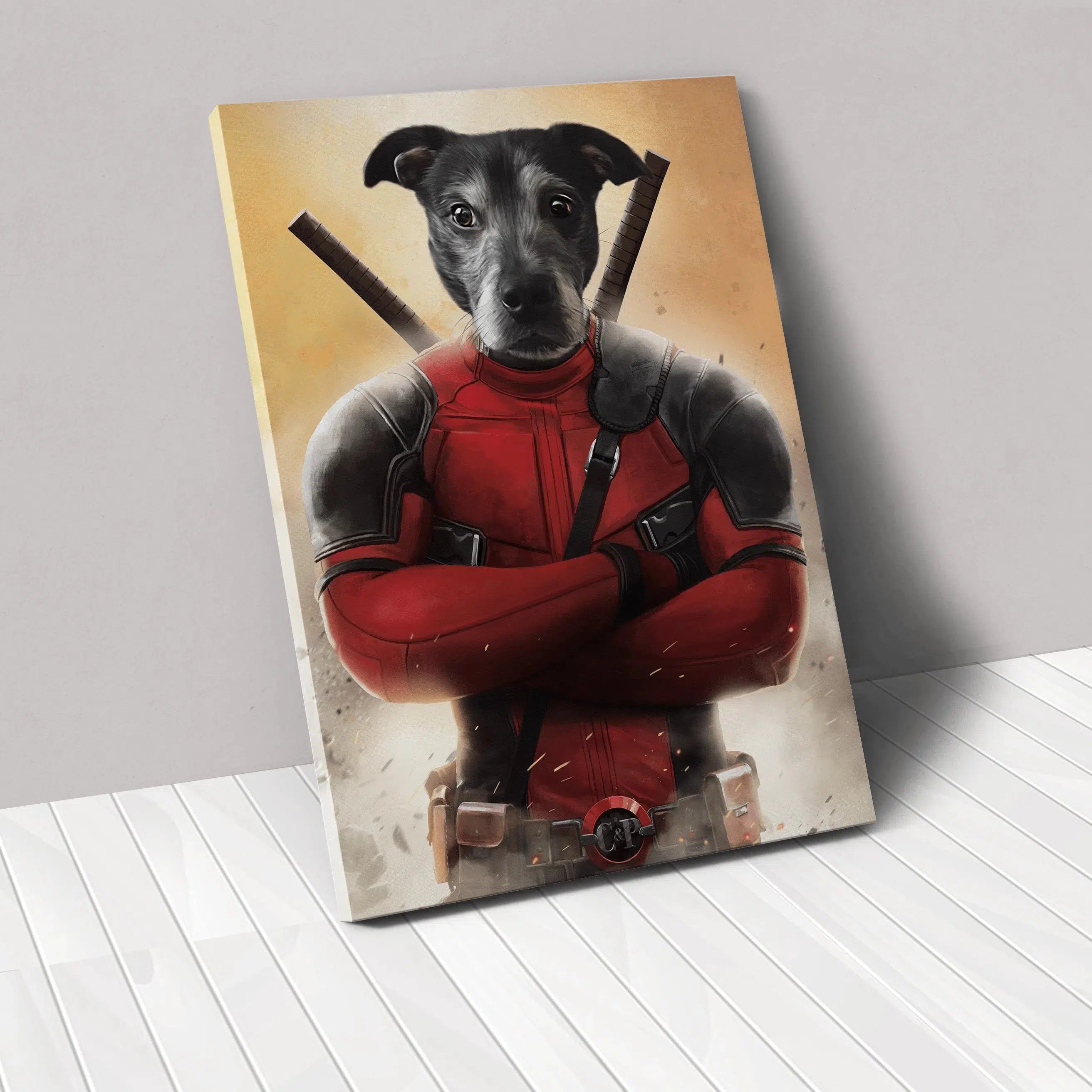 Crown and Paw - Canvas The Deadpawl - Custom Pet Canvas