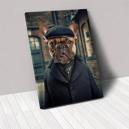 Crown and Paw - Canvas The English Gent - Custom Pet Canvas