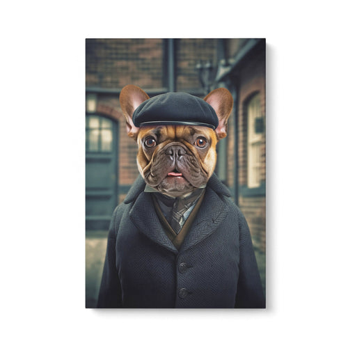 Crown and Paw - Canvas The English Gent - Custom Pet Canvas