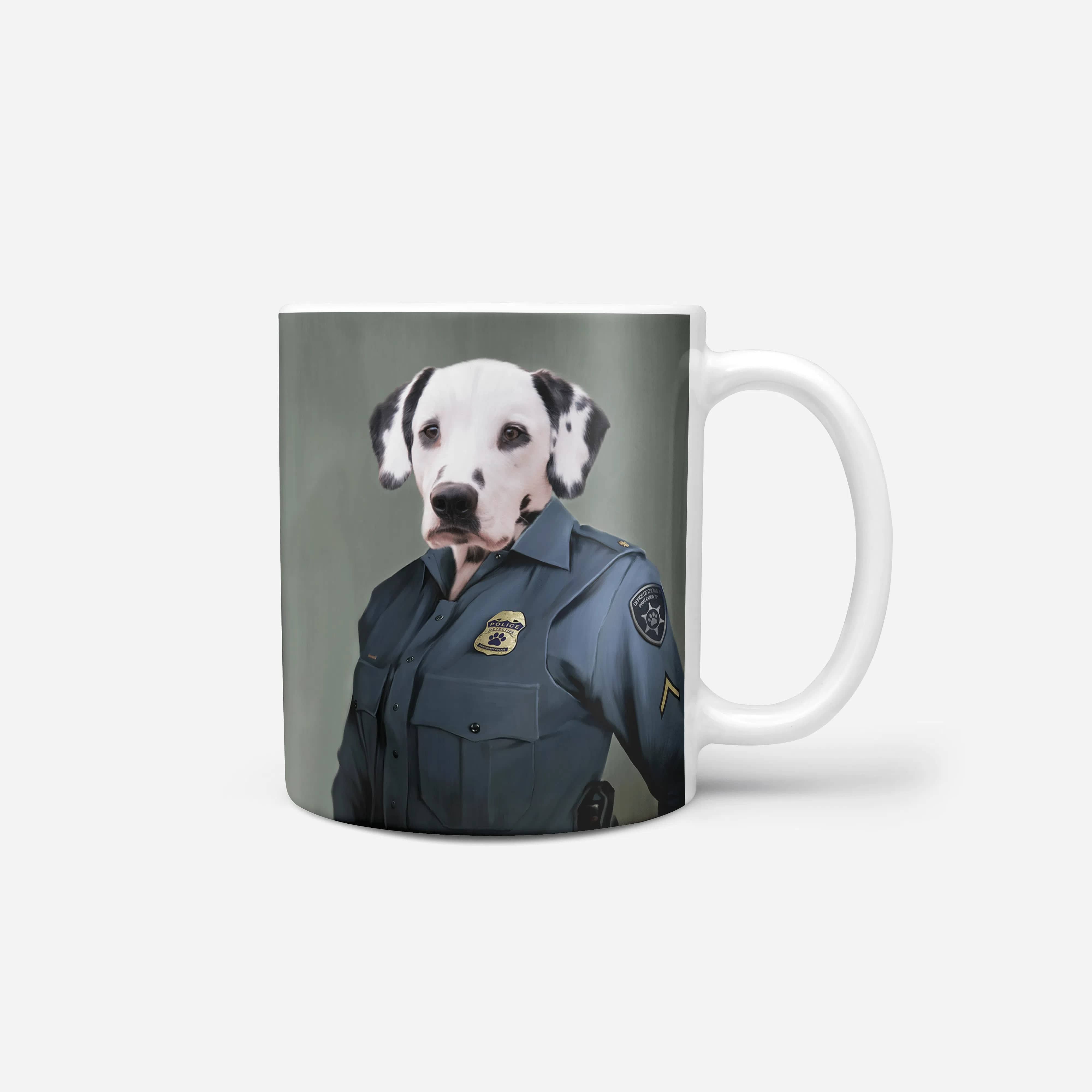 Police Officer (Female) - Custom Pet Mug