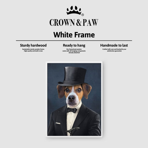 Crown and Paw - Poster The Gentleman - Custom Pet Poster