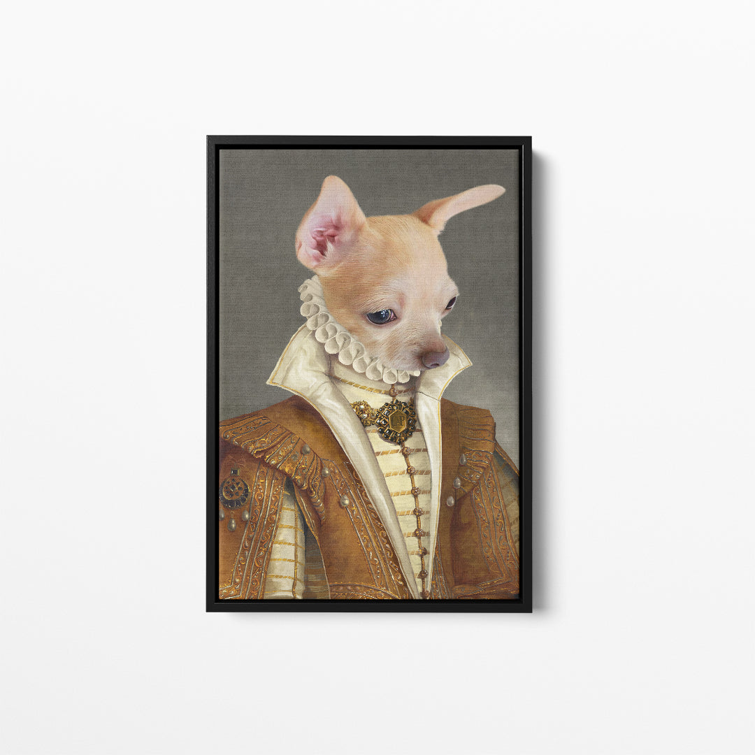 The Golden Princess - Custom Pet Canvas