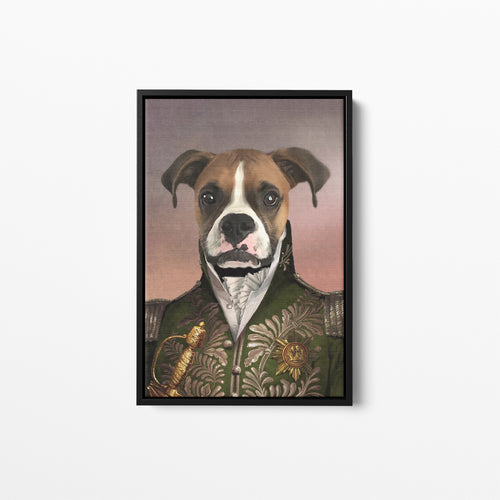 The Green General - Custom Pet Canvas