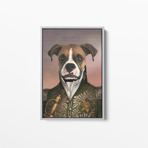 The Green General - Custom Pet Canvas
