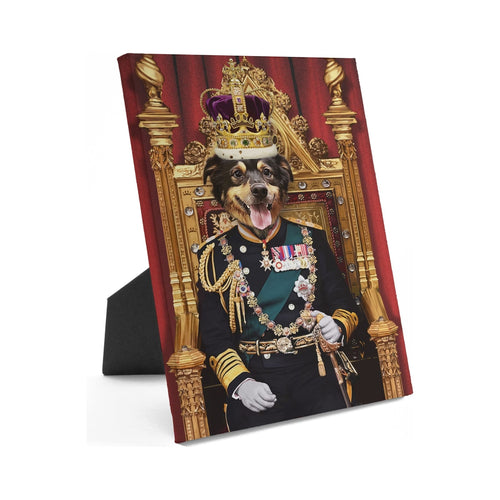 Crown and Paw - Standing Canvas The King - Custom Standing Canvas
