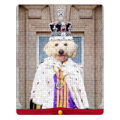 Crown and Paw - Puzzle King's Coronation - Custom Puzzle 11" x 14"