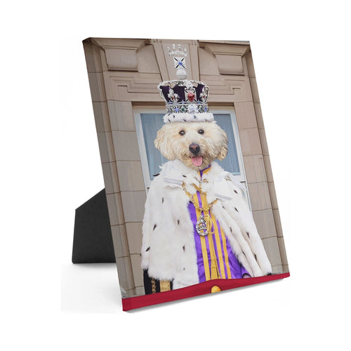 Crown and Paw - Standing Canvas King's Coronation - Custom Standing Canvas