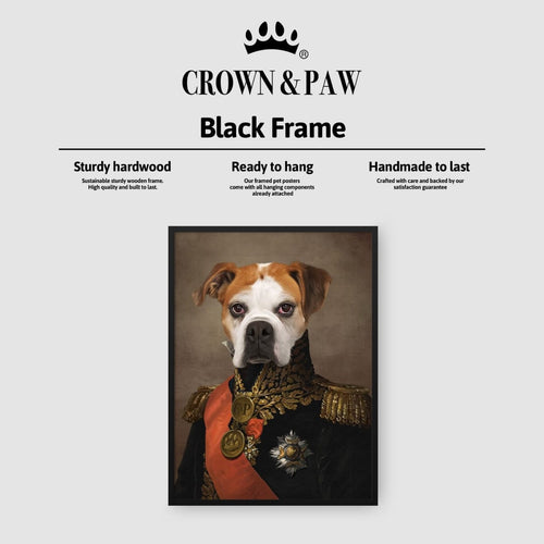 Crown and Paw - Poster The Major - Custom Pet Poster