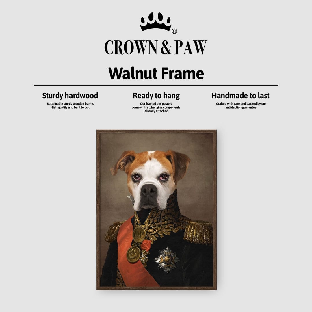 Crown and Paw - Poster The Major - Custom Pet Poster