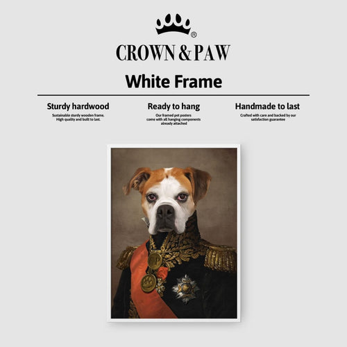 Crown and Paw - Poster The Major - Custom Pet Poster
