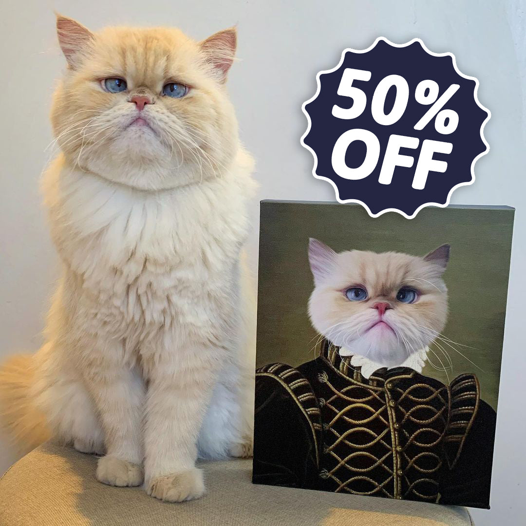 Renaissance Pet Portrait (50% Off) - Custom Canvas