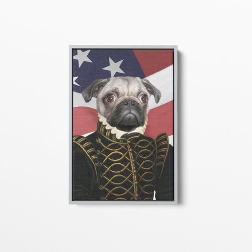 The Noble - USA Flag Edition - Custom Pet Canvas