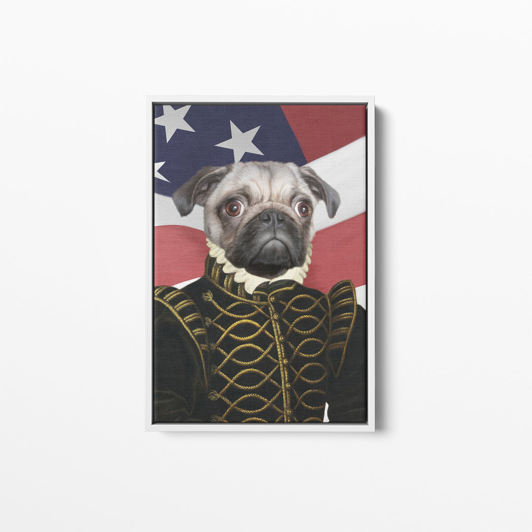 The Noble - USA Flag Edition - Custom Pet Canvas