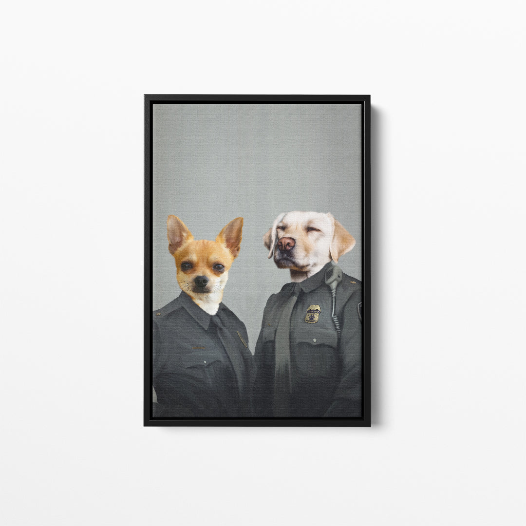 The Officers - Custom Pet Canvas