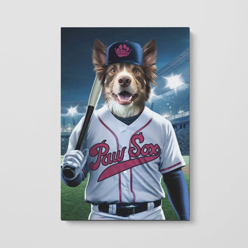 Crown and Paw - Canvas Boston Paw Sox - Custom Pet Canvas