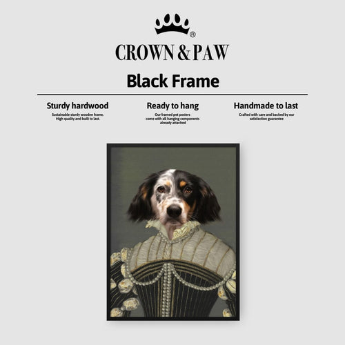 Crown and Paw - Poster The Pearled Lady - Custom Pet Poster