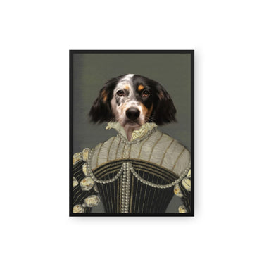 The Pearled Lady - Custom Pet Poster