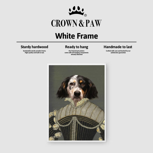Crown and Paw - Poster The Pearled Lady - Custom Pet Poster