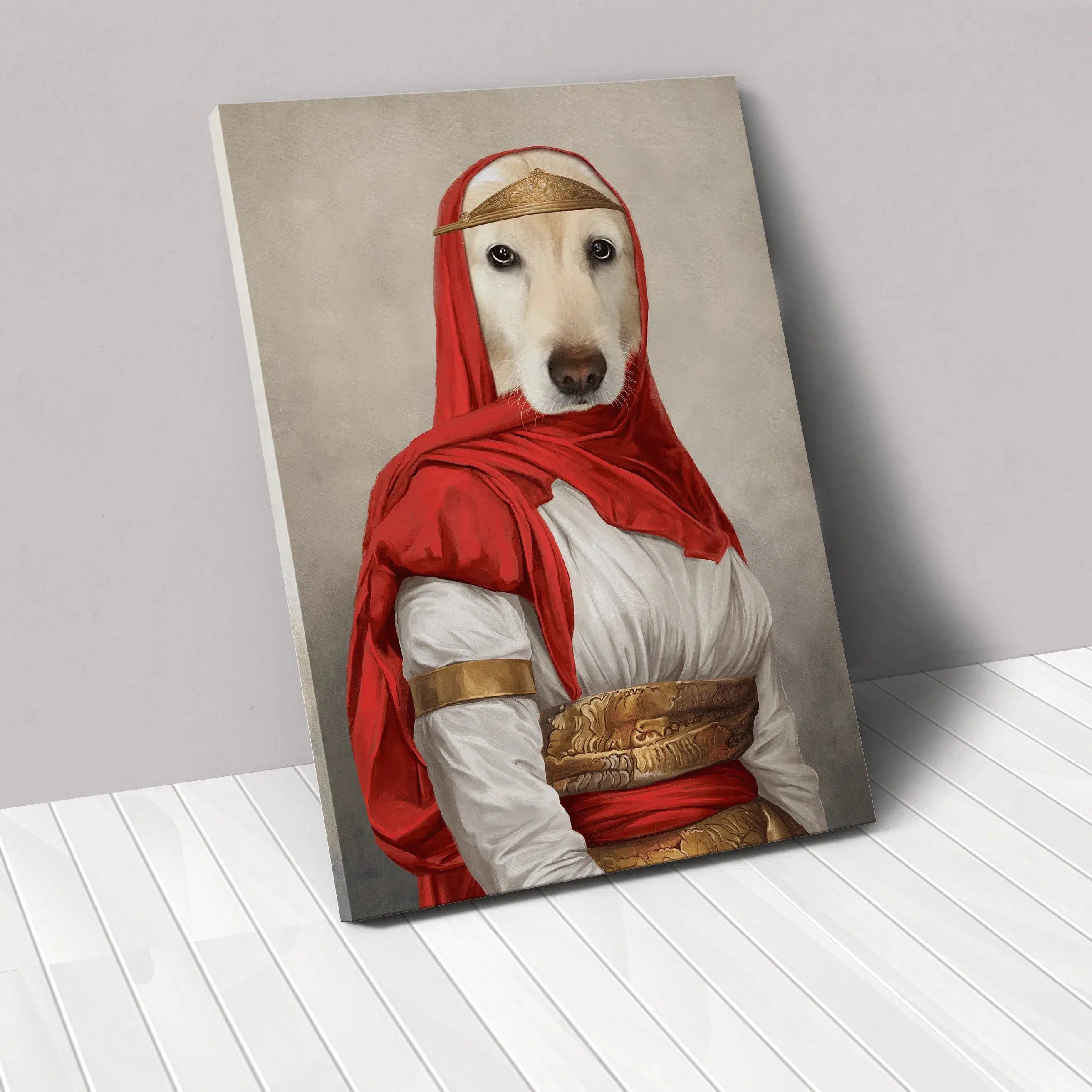 The Persian Princess - Custom Pet Canvas