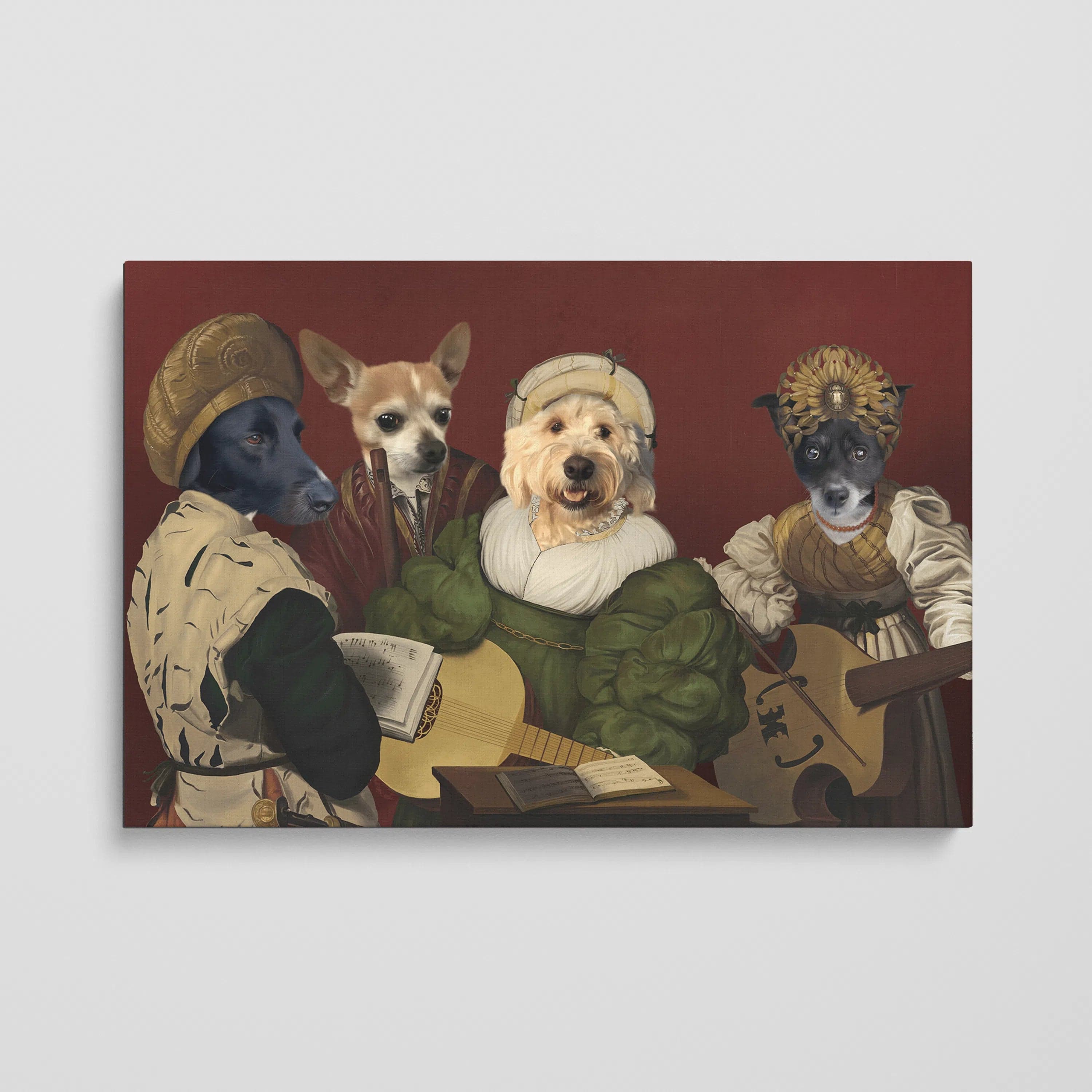 The Quartet - Custom Pet Canvas