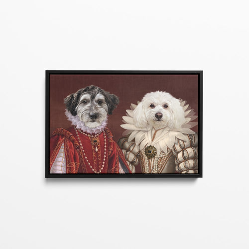 The Queen and Queen of Roses - Custom Pet Canvas
