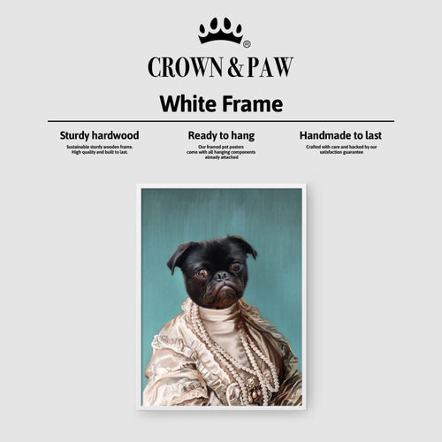 Crown and Paw - Poster The Queen Regent - Custom Pet Poster