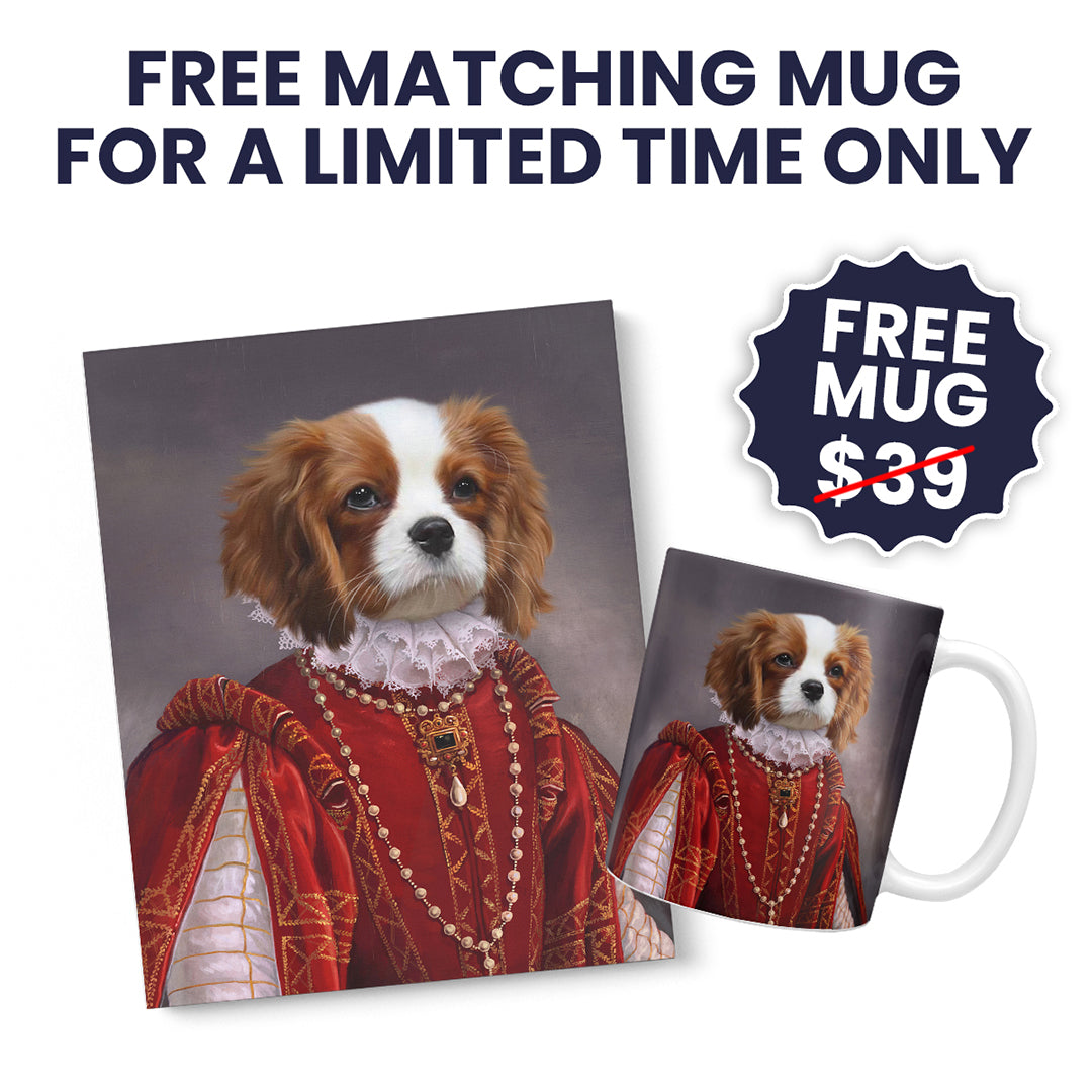 The Queen of Roses - Custom Pet Canvas