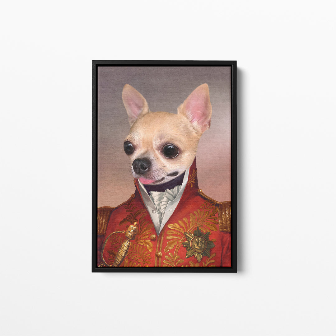 The Red General - Custom Pet Canvas