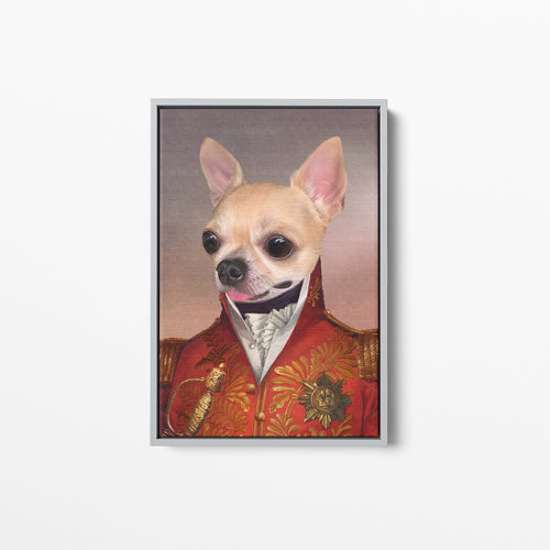 The Red General - Custom Pet Canvas