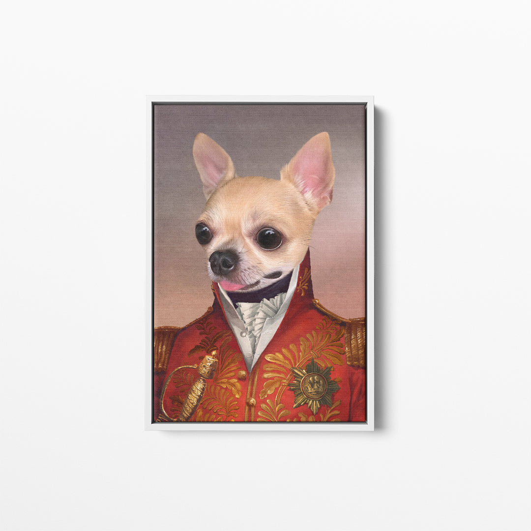 The Red General - Custom Pet Canvas