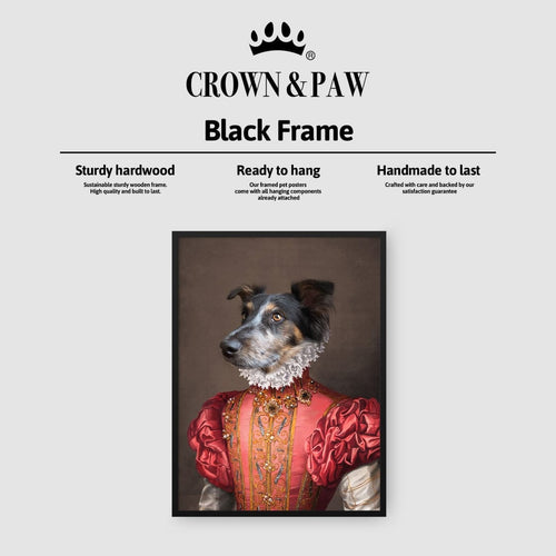 Crown and Paw - Poster The Red Rose - Custom Pet Poster