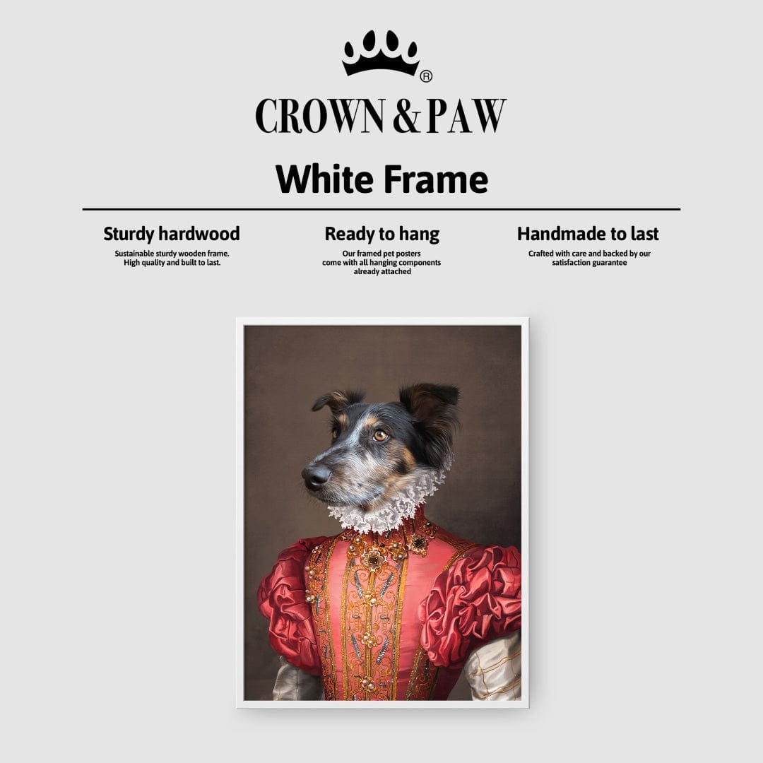 Crown and Paw - Poster The Red Rose - Custom Pet Poster