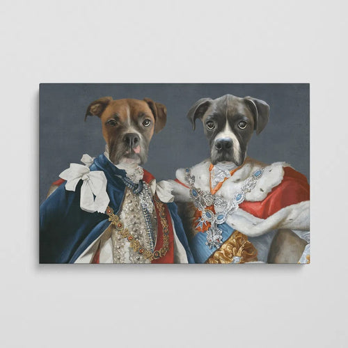 Crown and Paw - Canvas The Rulers - Custom Pet Canvas